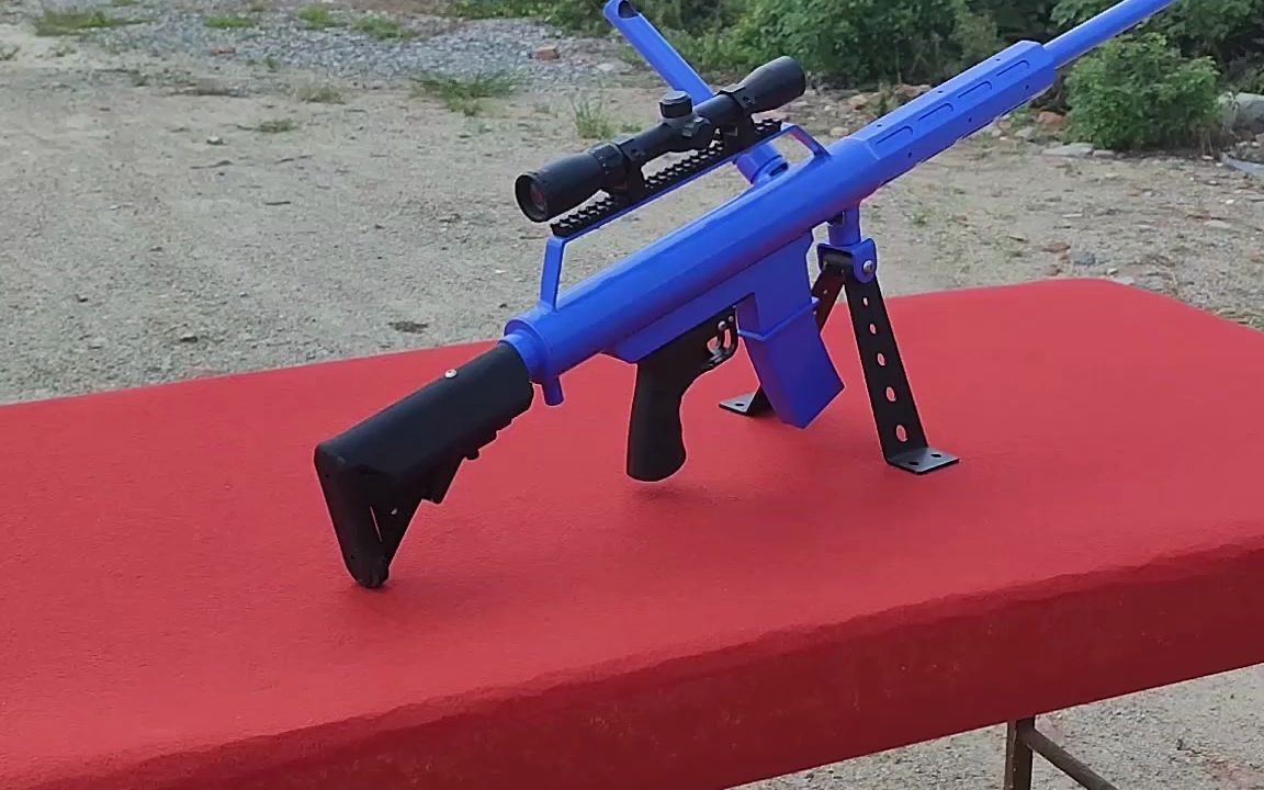 现场实拍斯玛特游乐气炮枪厂家的打靶玩具设备气炮-m416