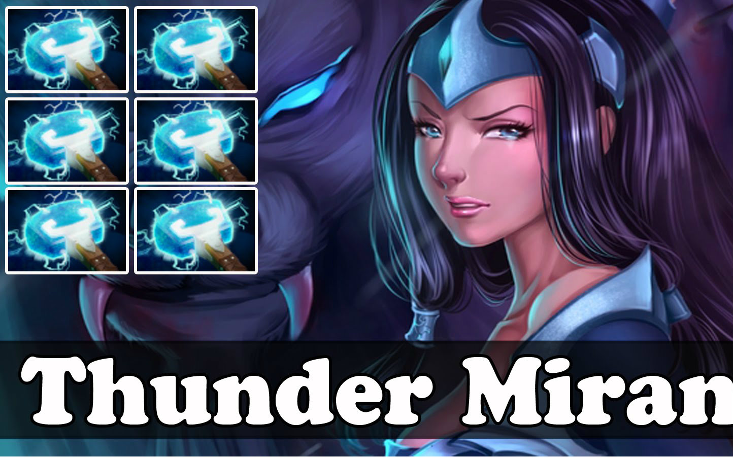 【dota】 8170mmr 6电锤的月之女祭司_哔哩哔哩 (゜-゜)つロ 干杯