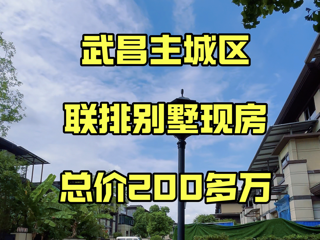 武昌主城区,性价比最高别墅,联排,79年产权,得房率200%,总价200多个#武汉别墅#武昌别墅#洪山区别墅#汉阳别墅#白沙洲别墅哔哩哔哩bilibili