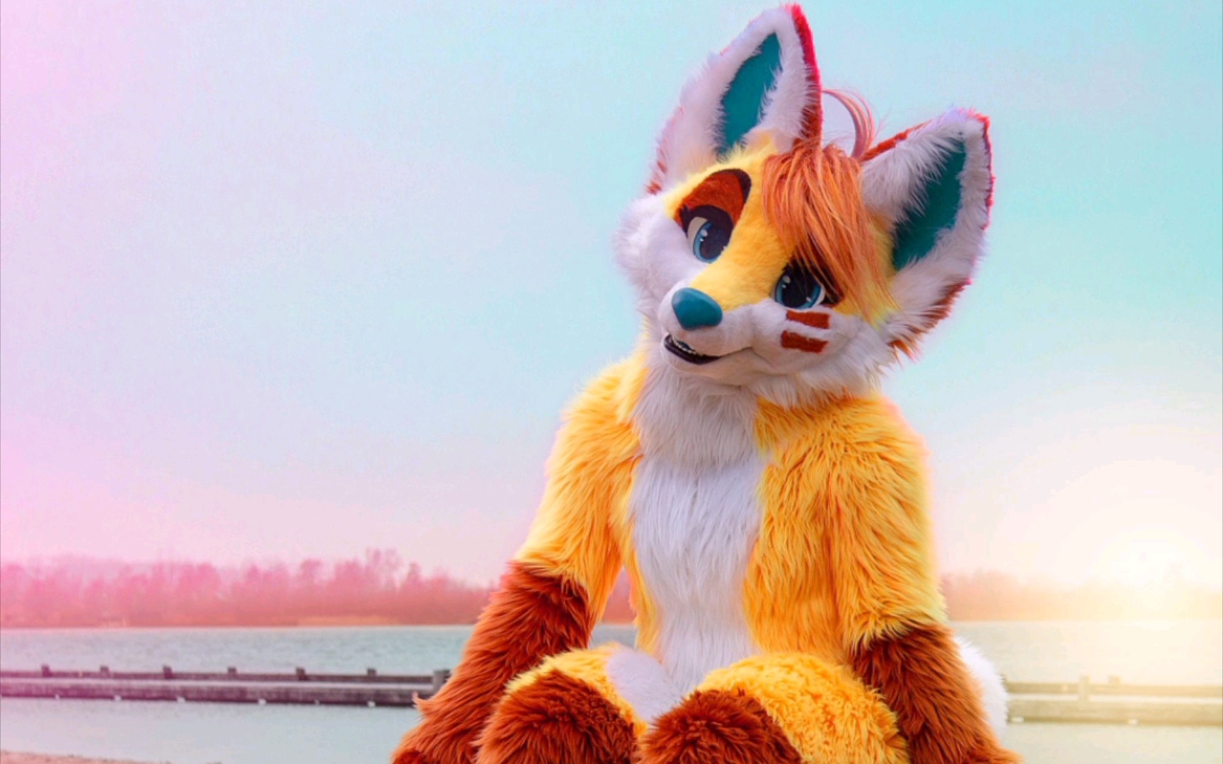 【兽装/fursuit】如彩虹般五彩缤纷~美系兽装大赏xd_哔哩哔哩_bili