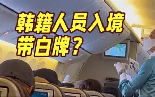 Download Video: 大连机场要求韩籍人员入境带白牌？回应来了！