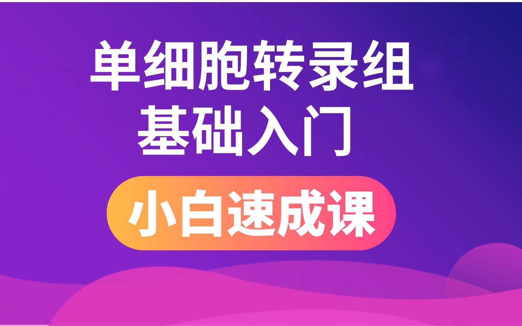 单细胞转录组测序原理介绍,解锁单细胞测序与普通测序的区别哔哩哔哩bilibili