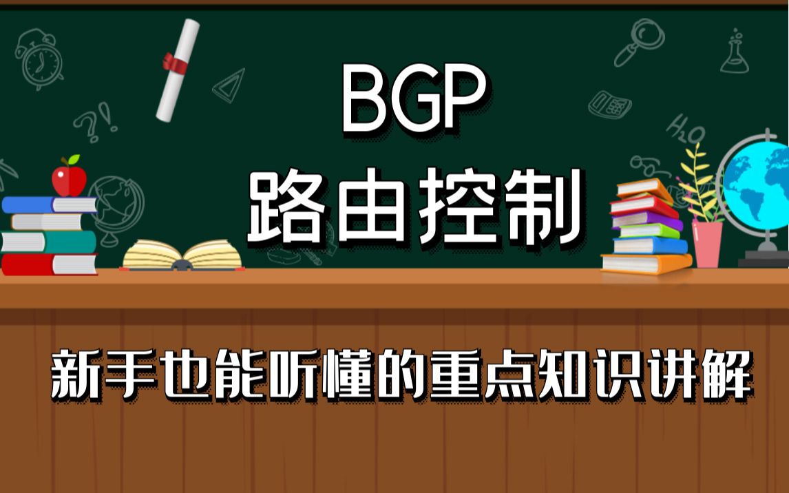 新手也能听懂的BGP路由控制,重点知识讲解!哔哩哔哩bilibili