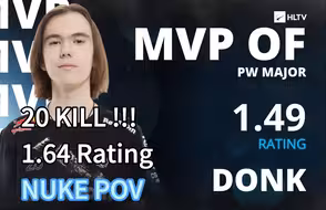 Spirit 2-1 FaZe 'donk' 20KILL 1.64RATING!!(Map 1 NUKE)2024.12.15【2024 上海 Major】