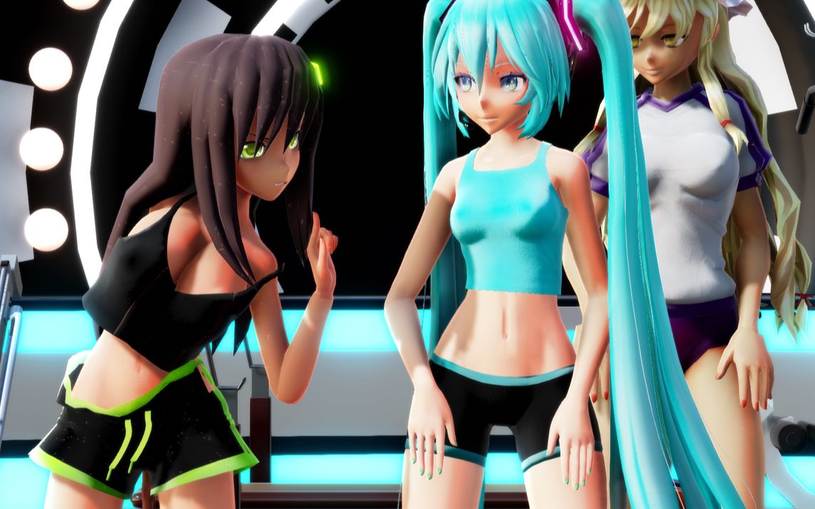 动作来源: kerryoz 模型来源: 自组装漫画家模型,筋肉罪袋(妮谷丹)