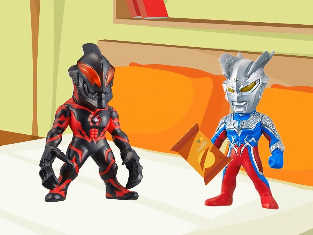 【奥特曼小故事】小赛罗藏薯片