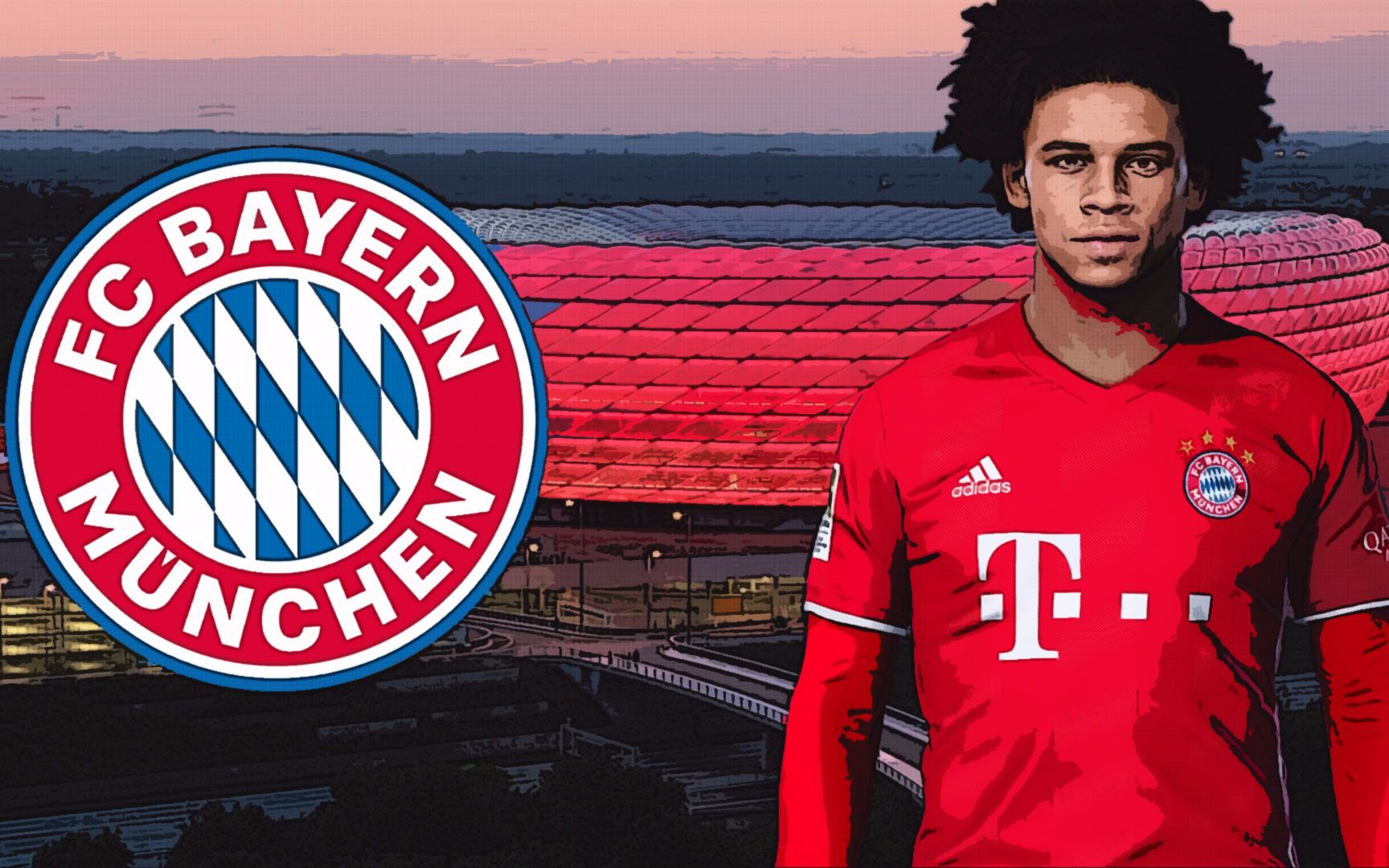 勒鲁瓦·萨内 welcome to bayern münchen 拜仁名宿 德国飞翼