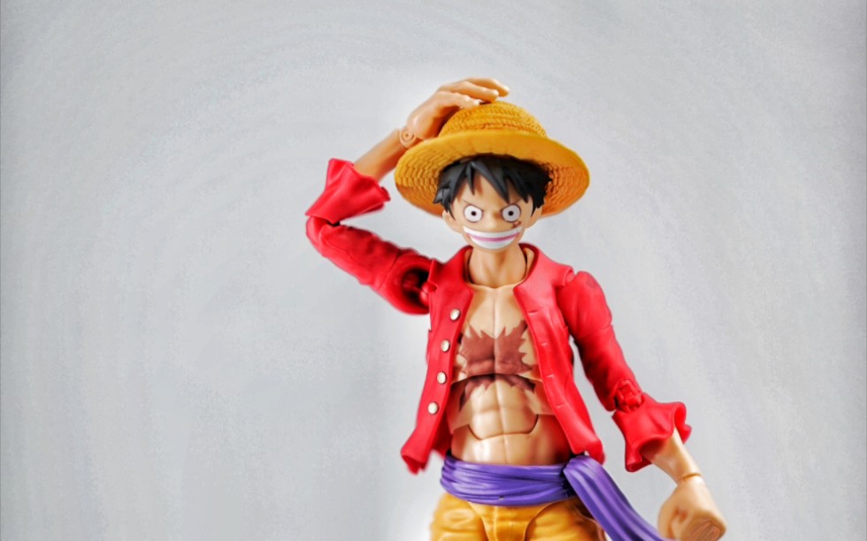 现货万代 shf 海贼王 航海王 蒙奇d路飞 讨打鬼岛 可动手办人偶