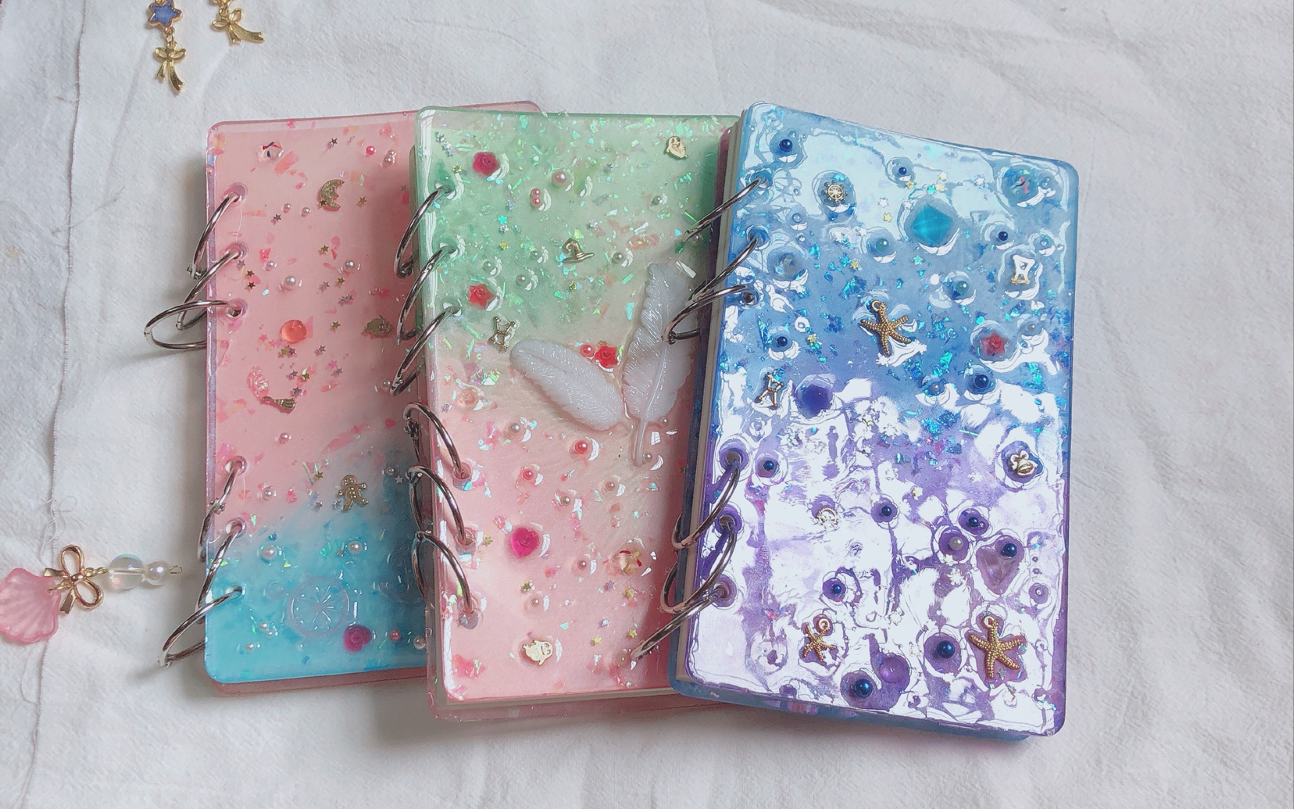 【滴胶笔记本】看了封面你们会进来看看嘛 真的少女心爆棚啊!