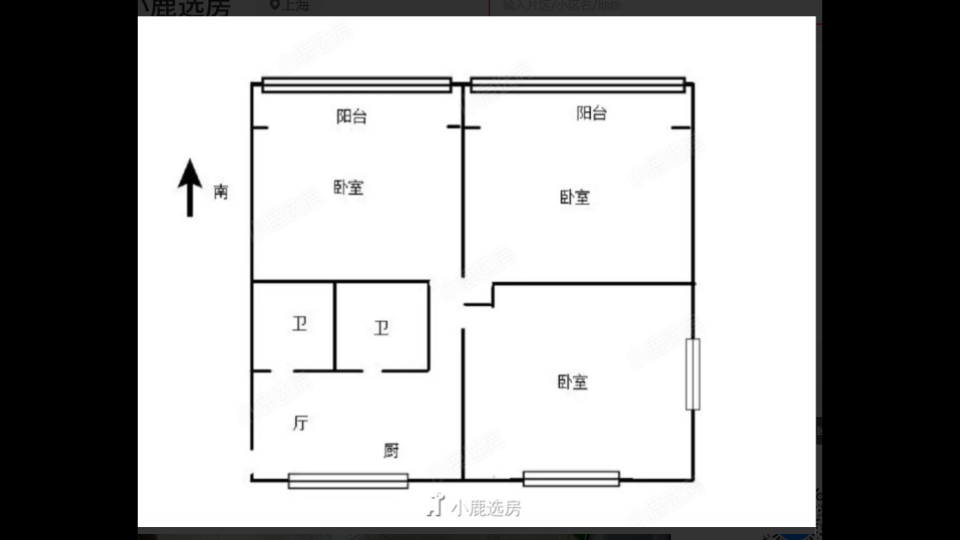 【上海买房卖房】虹口,鲁迅公园附近,中间楼层,三房,74.02平,585万.建设新村哔哩哔哩bilibili