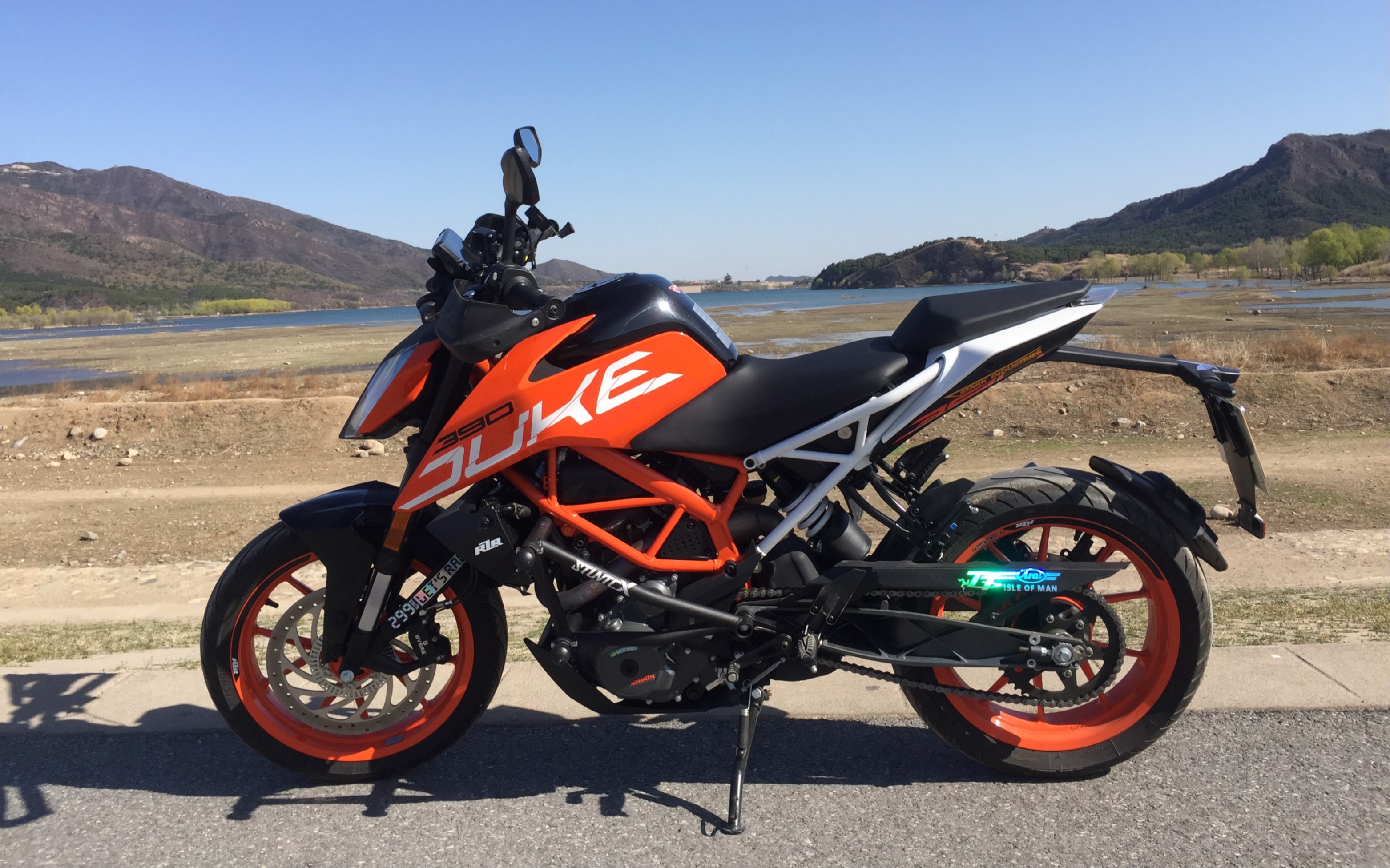 ktm 390好天气城市较高速骑行,动力充沛不输任何二轮四轮