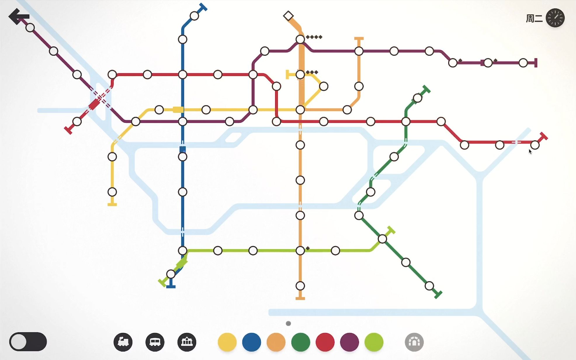 迷你地铁真实还原真广州地铁