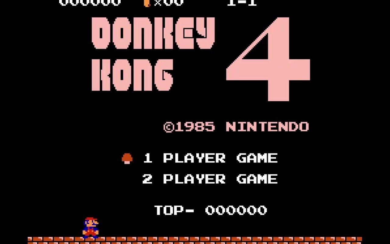 [图]超级玛丽改版《Donkey Kong 4》试玩