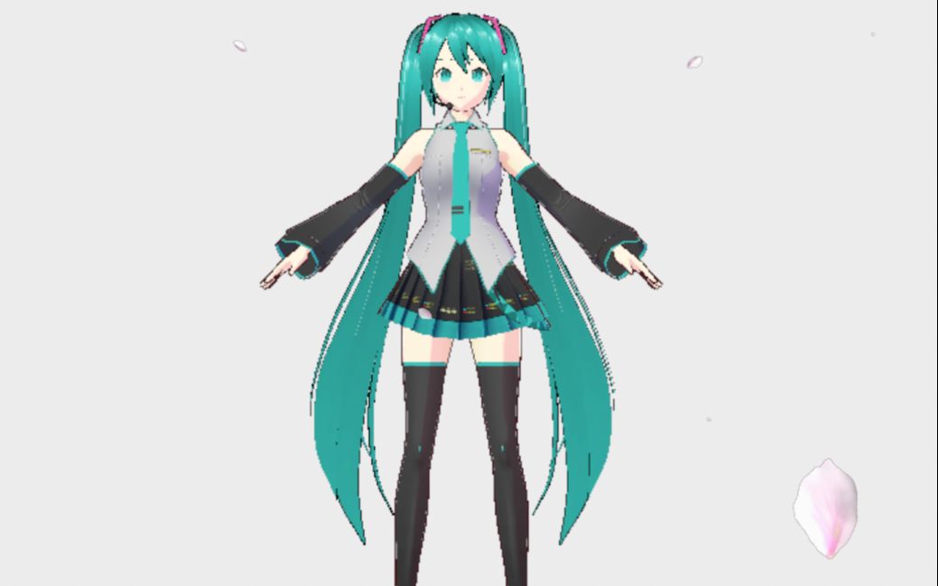 初音未来公式服 全身图片