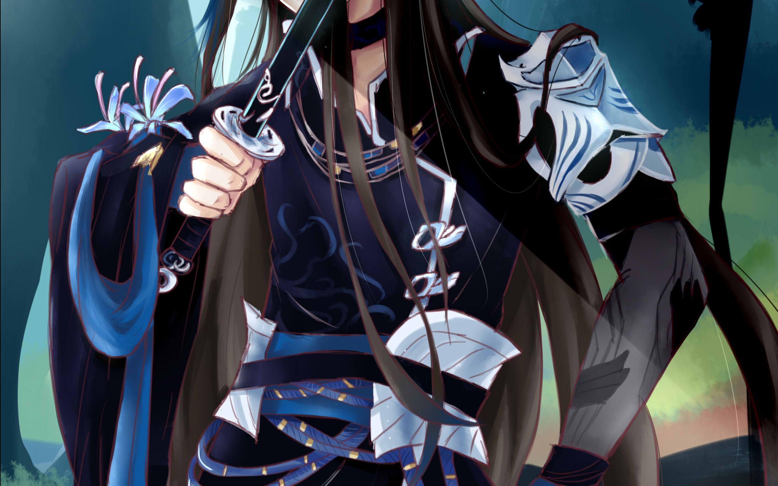 【板绘】孤剑#梦间集剑舞笙歌