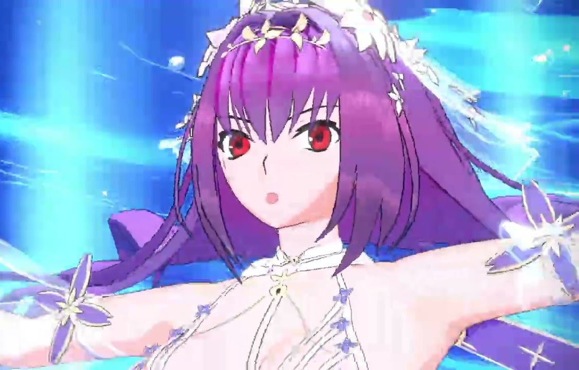 【fgo街机】粉丝制作「泳装·斯卡蒂」宝具动画