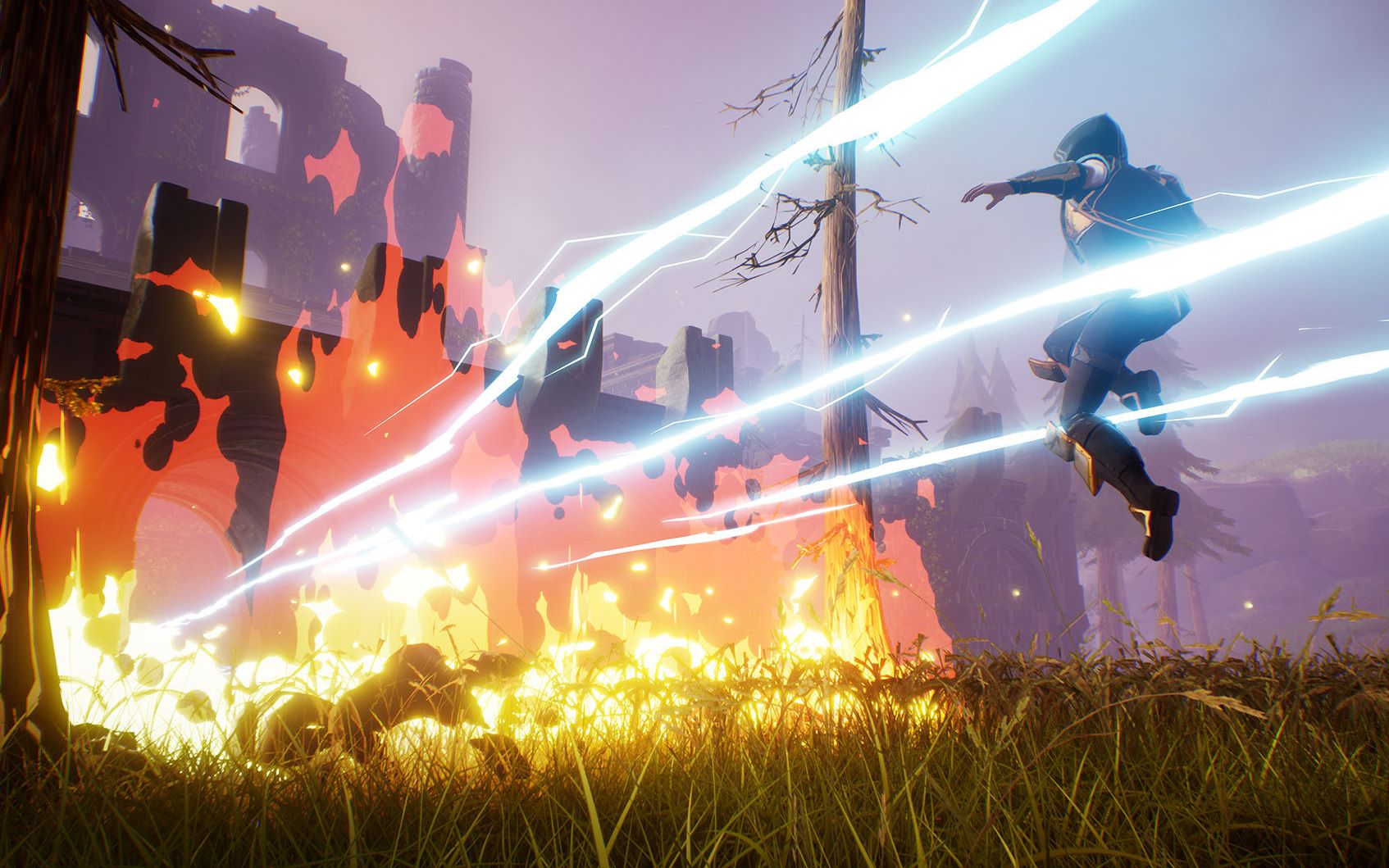 你可见过从天而降的招式 破咒者spell break试玩