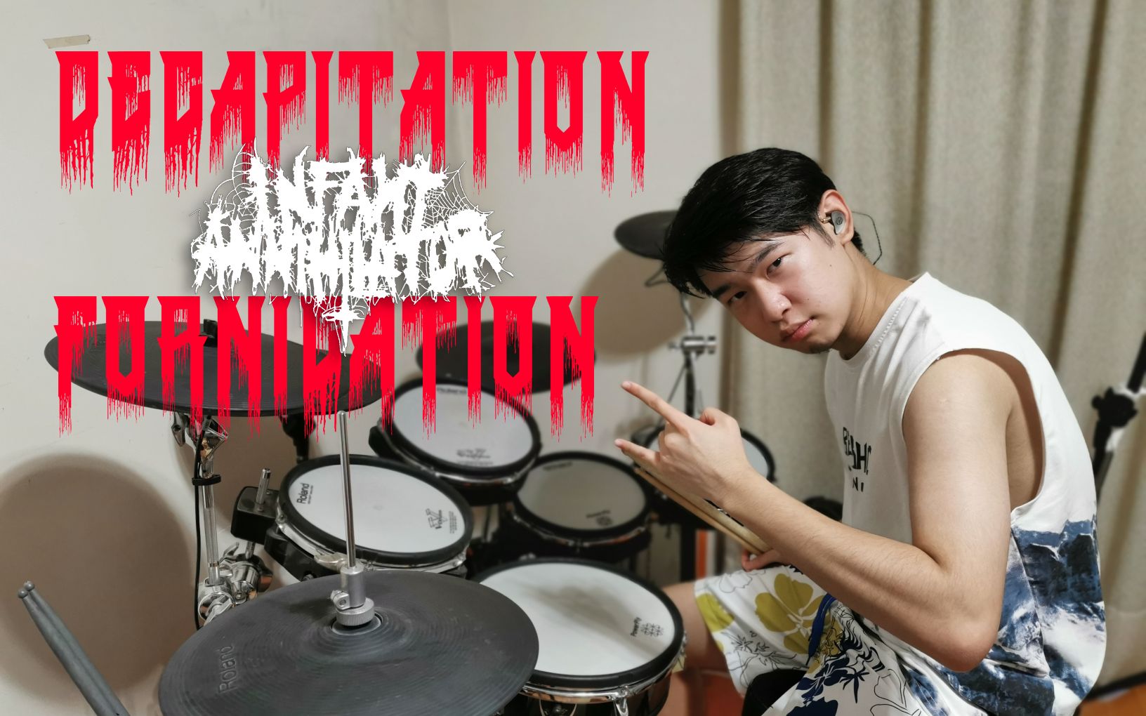 [图]【TSlayer】【人肉鼓机】曾经有人说B站无人能翻奏？330BPM Infant Annihilator - Decapitation Fornication