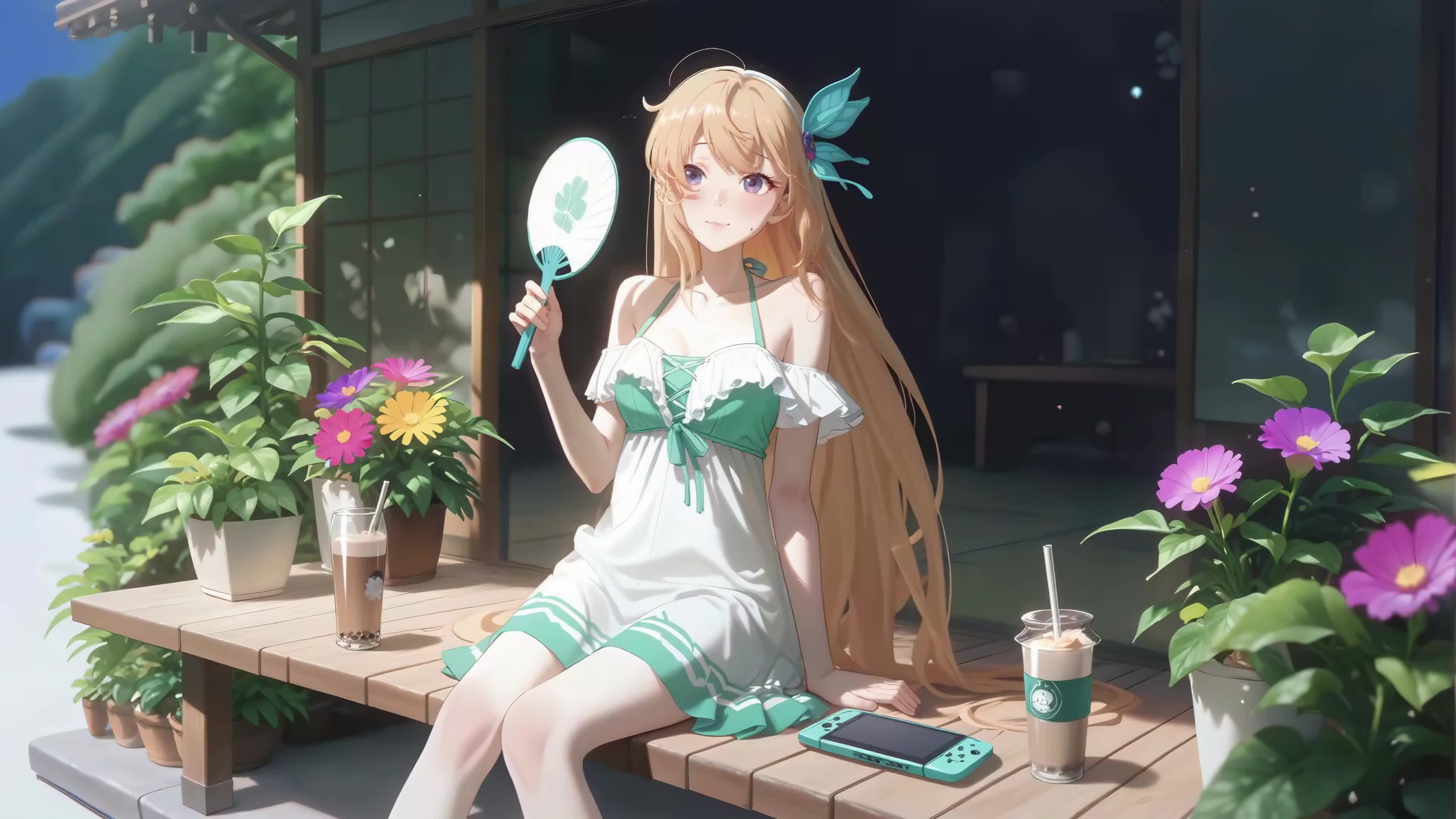 清凉二次元动漫女孩