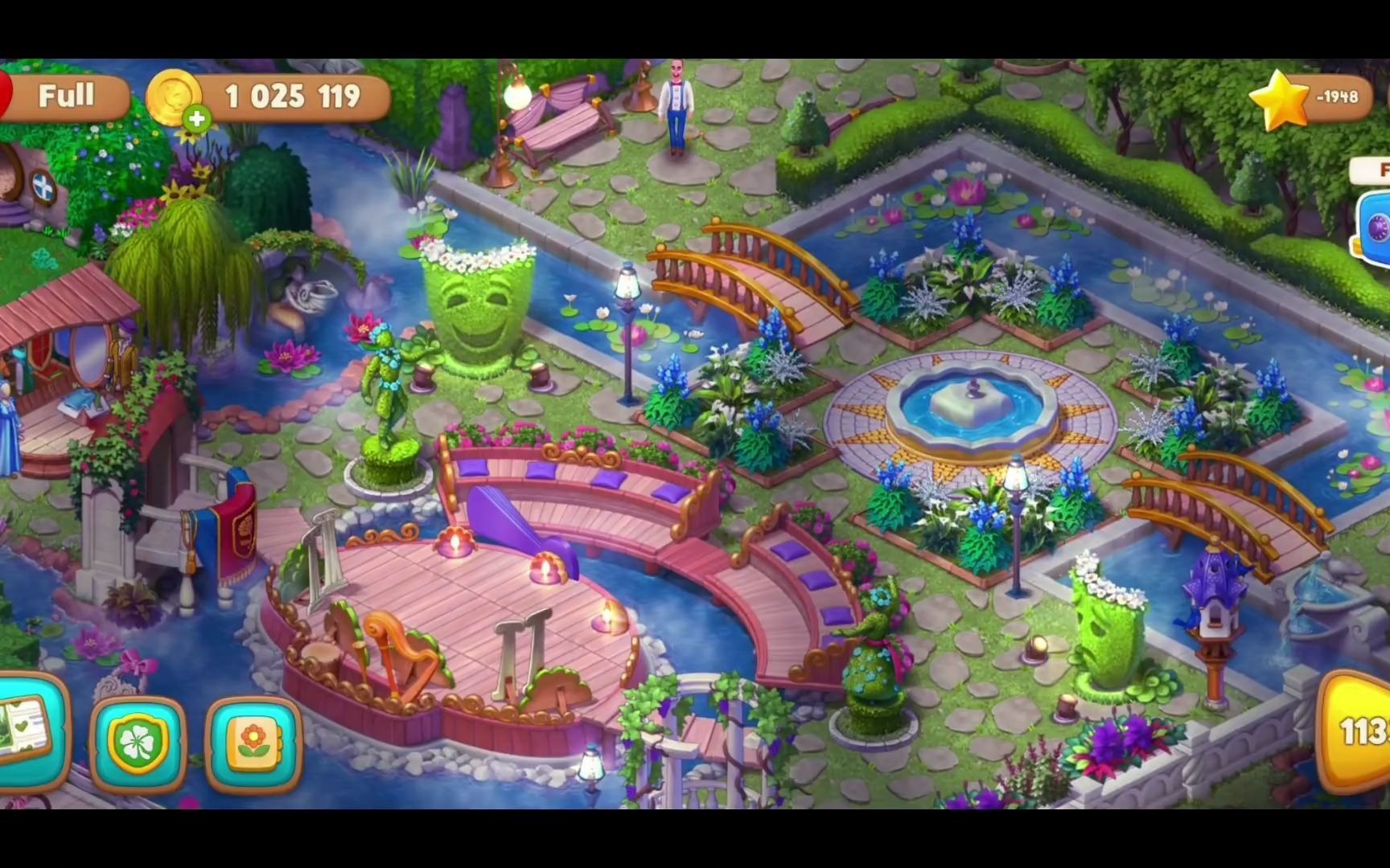 梦幻花园全部场景,由于vivo与华为手机解锁下载场景慢暂时作罢.