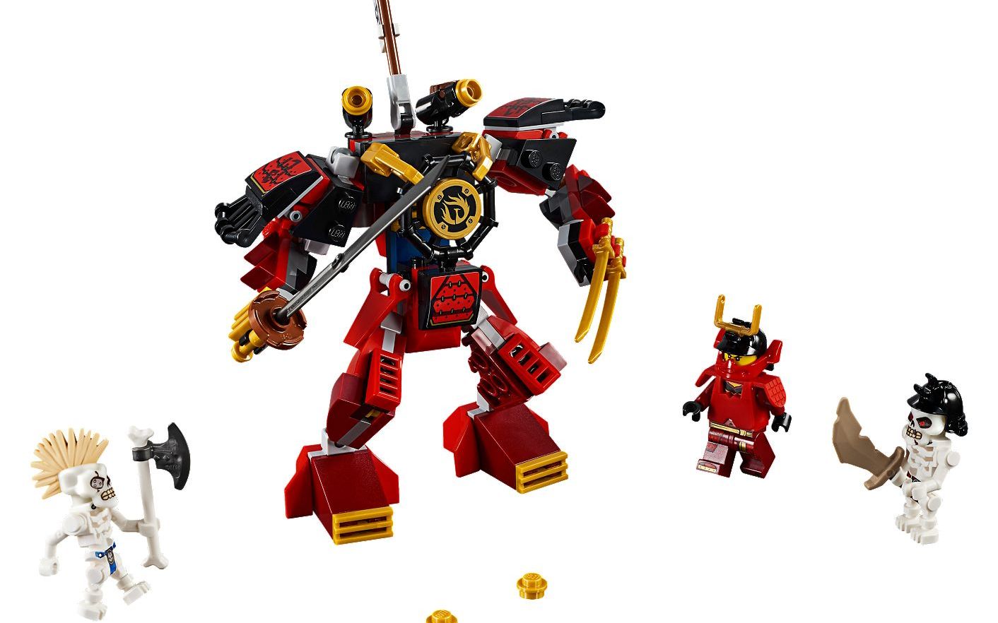 乐高lego70665幻影忍者武士x机甲拼搭搬砖视频
