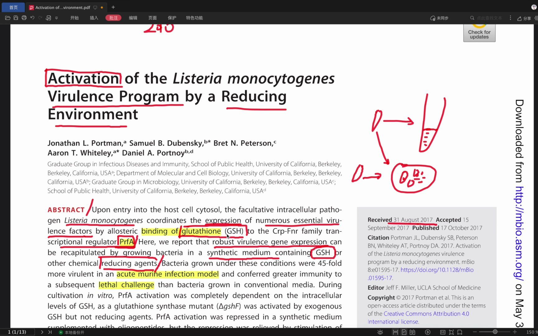 【文献精读 第二期】Listeria virulence & reducing environment哔哩哔哩bilibili