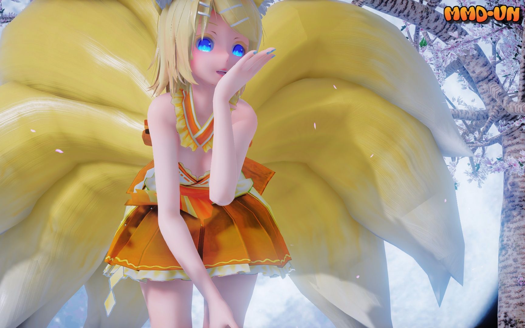 [mmd] 言ノ叶游戯 (word game) - rin(九尾狐