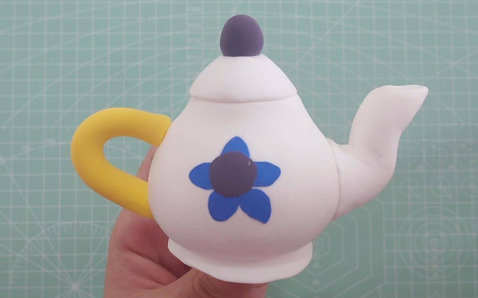 简易手工,用粘土捏茶壶,妈妈学会教宝宝,培养宝宝动手能力_哔哩哔哩