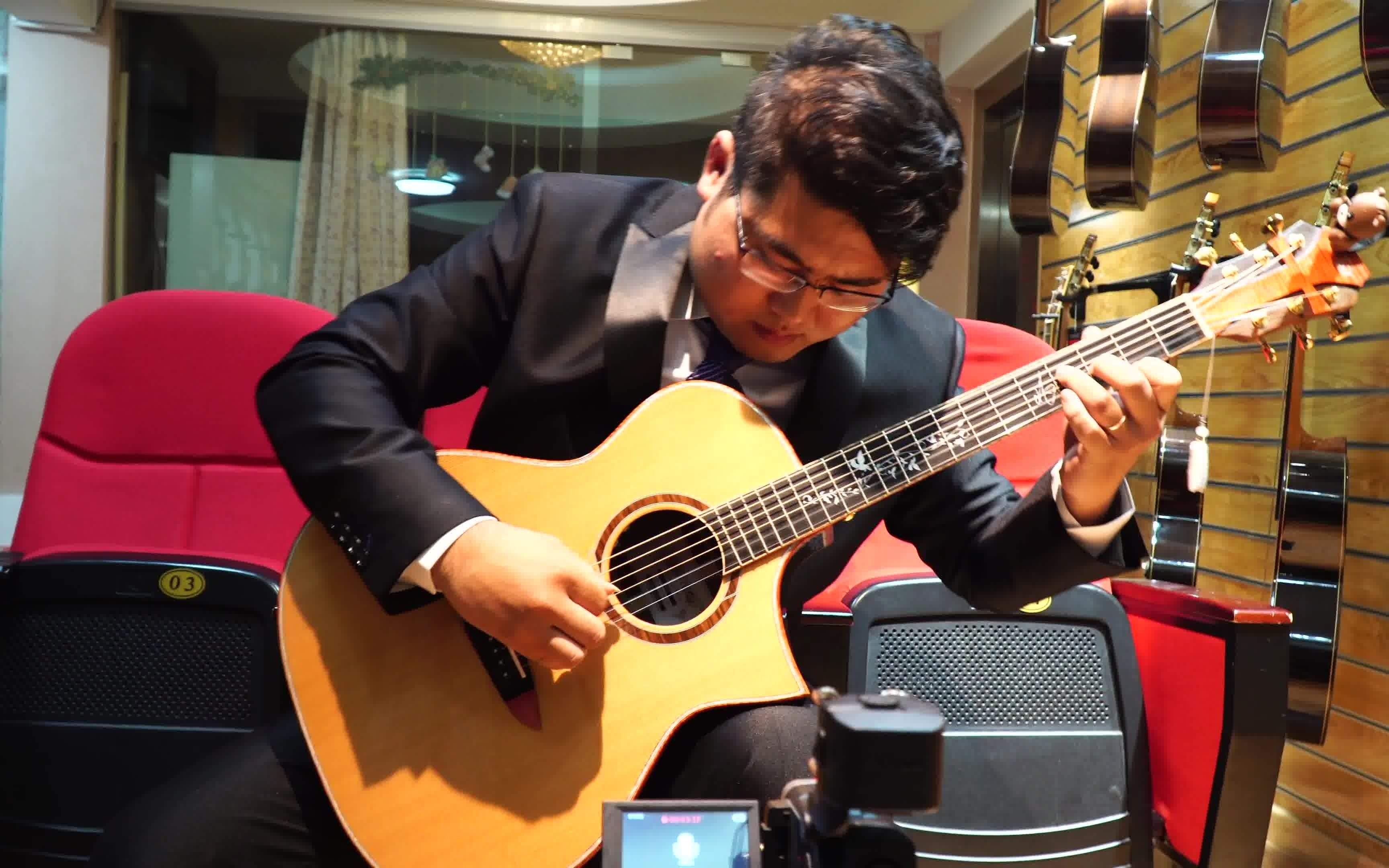 2020wagf指弹大赛 原创组 亚军 赵光汉《晚安》_哔哩哔哩 (゜-゜)つロ