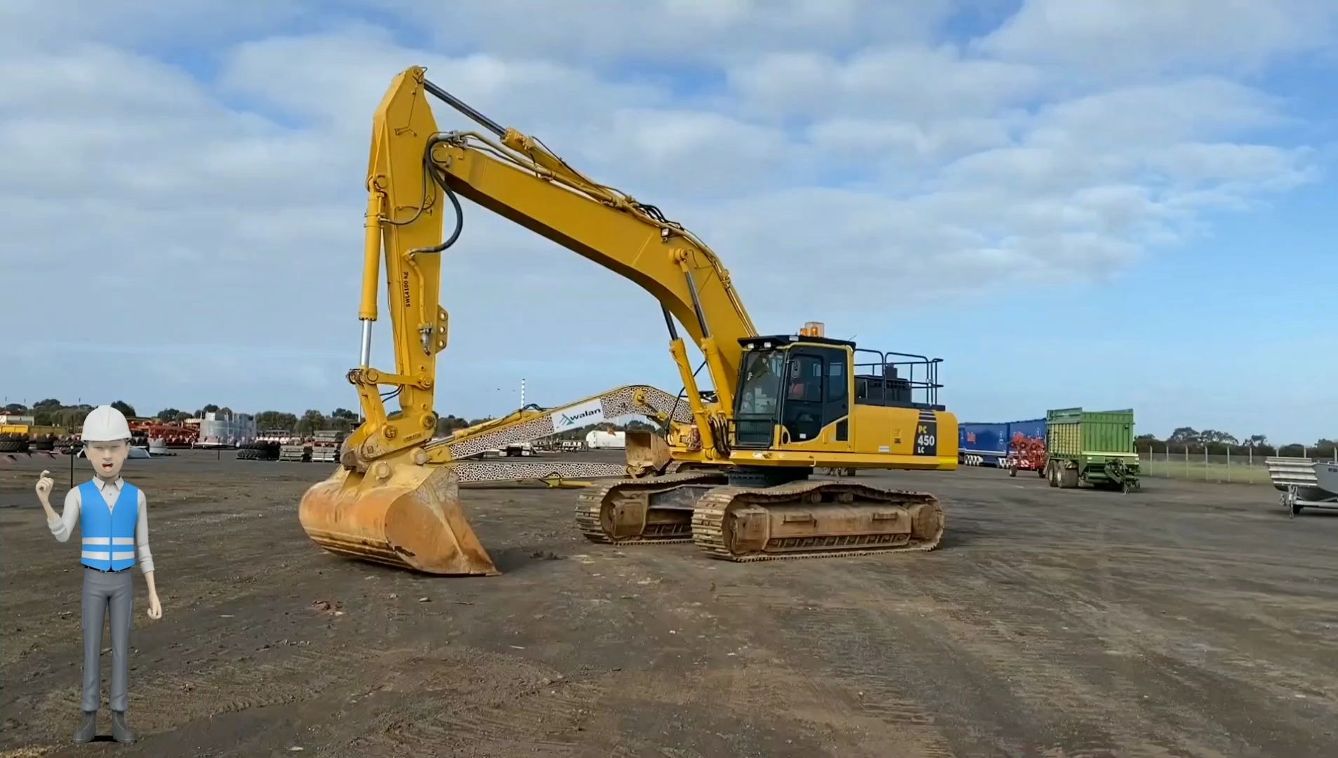 有网友问我小松4508二手挖掘机怎么样今天有试车的带大家看下