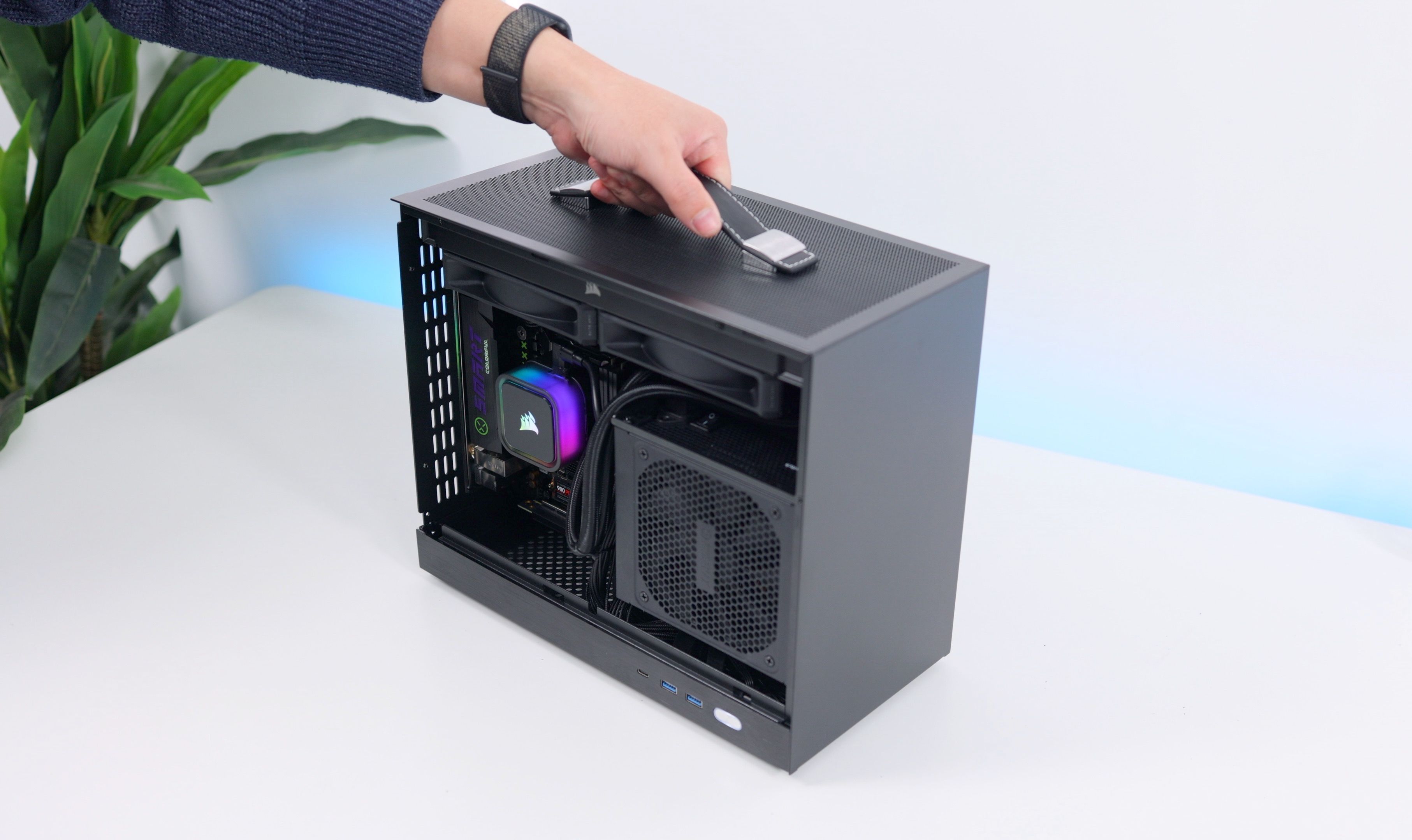 可能是目前散热最好的手提a4小机箱,闪鳞s500 v2装机!