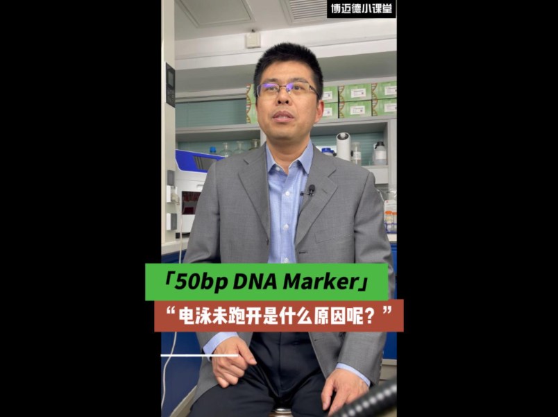 50bp的DNA Marker电泳时未跑开是什么原因呢?哔哩哔哩bilibili