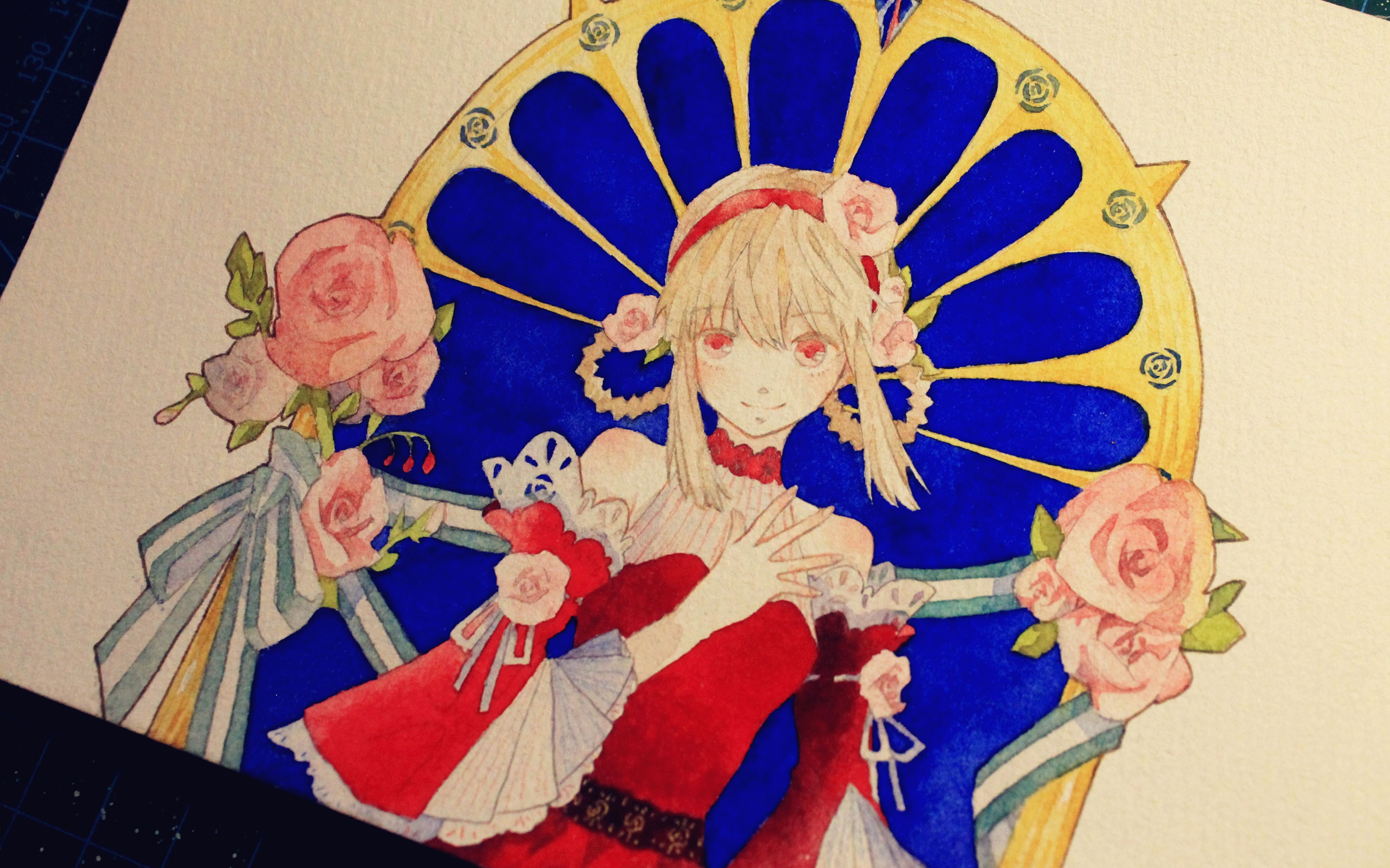 【水彩手绘】一时平涂一时爽,一直平涂一直爽!