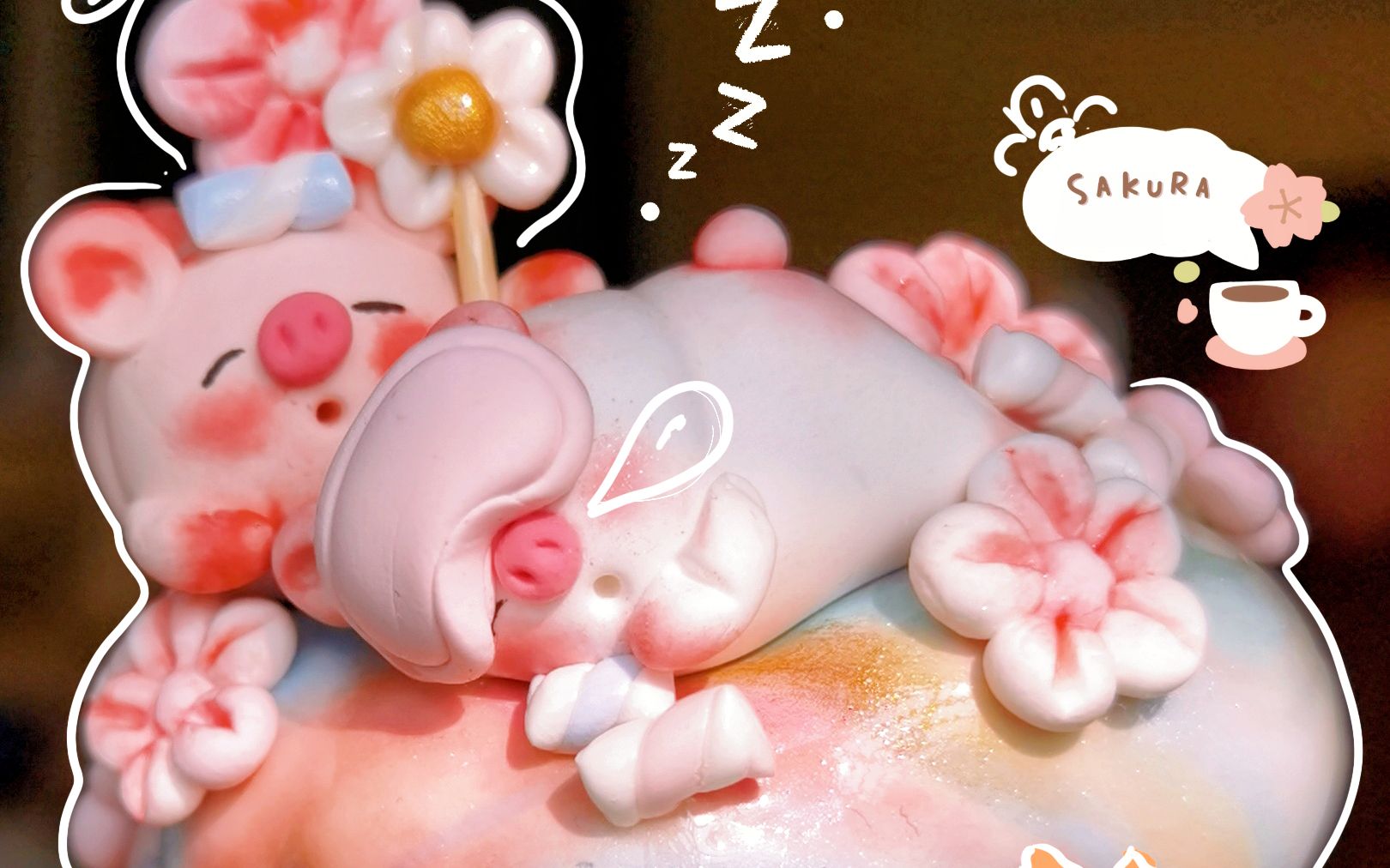 【粘土日记】棉花糖里的梦