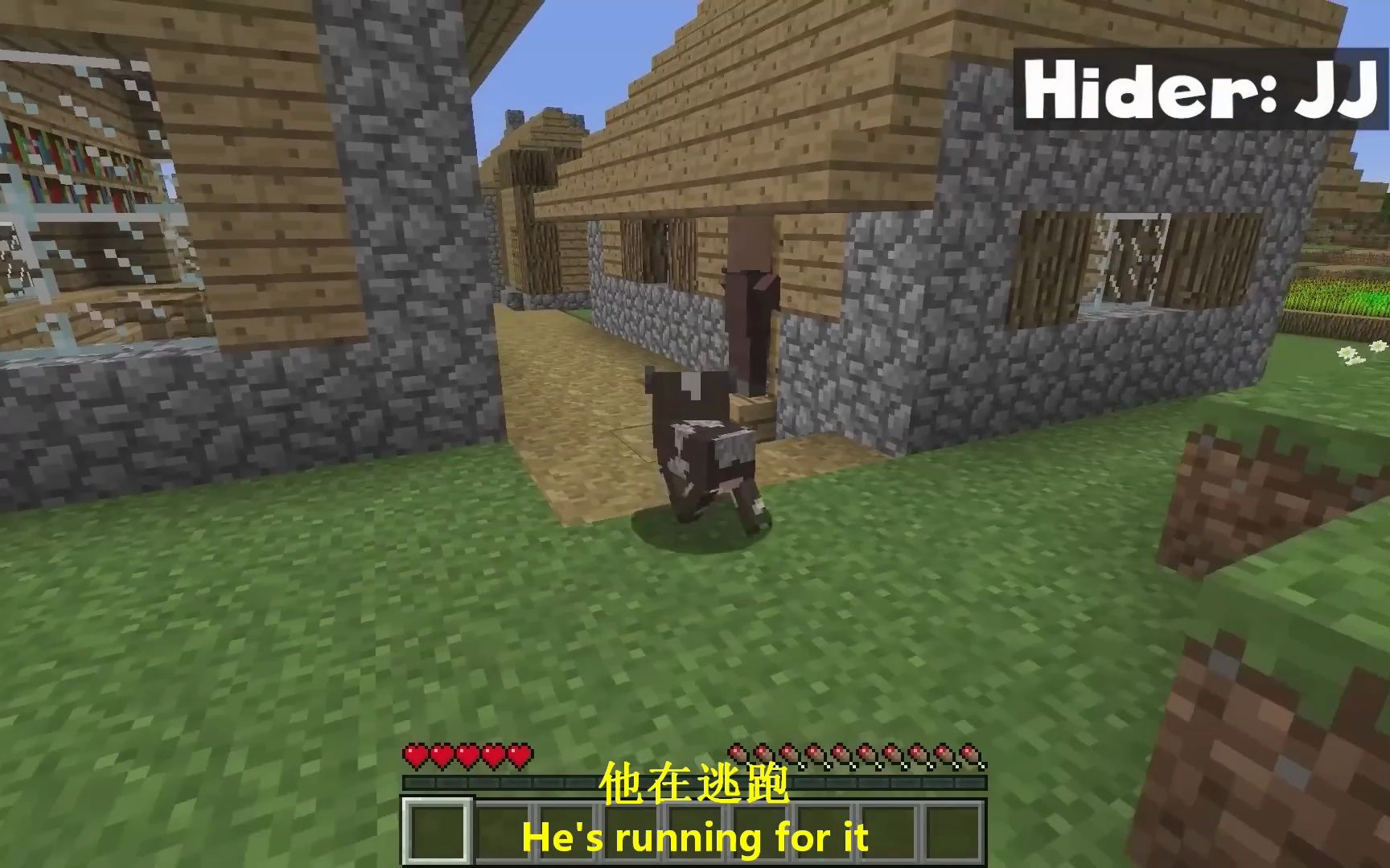 [图]Hide And Seek Is Very Funny - Minecraft (我的世界双语动画)