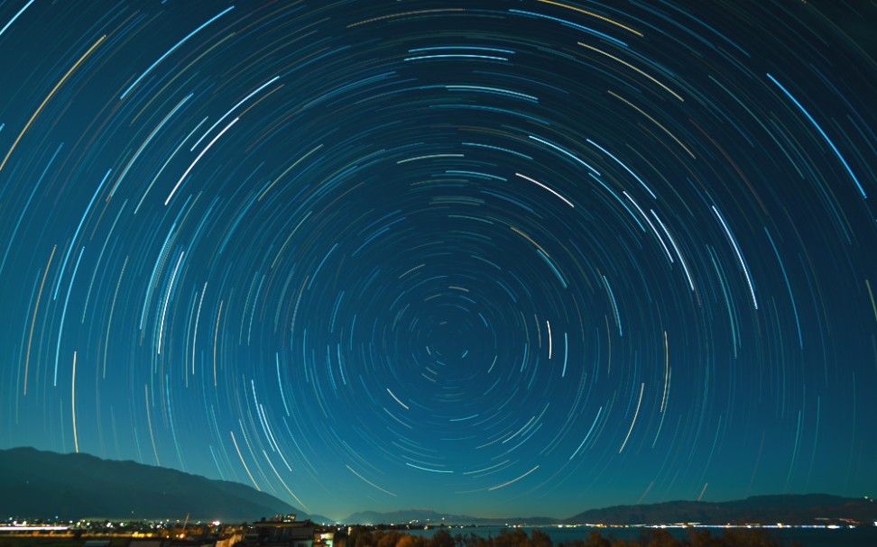 星空延时摄影| 云南大理苍山洱海的一夜星轨