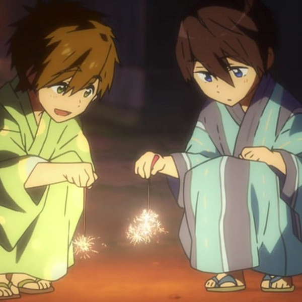 Free! 剧场版绊七濑遥和橘真琴童年回忆cut_哔哩哔哩_bilibili