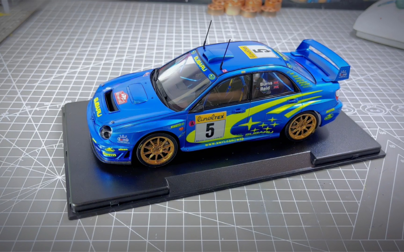 田宫tamiya1/24 斯巴鲁 subaru impreza wrc 2001