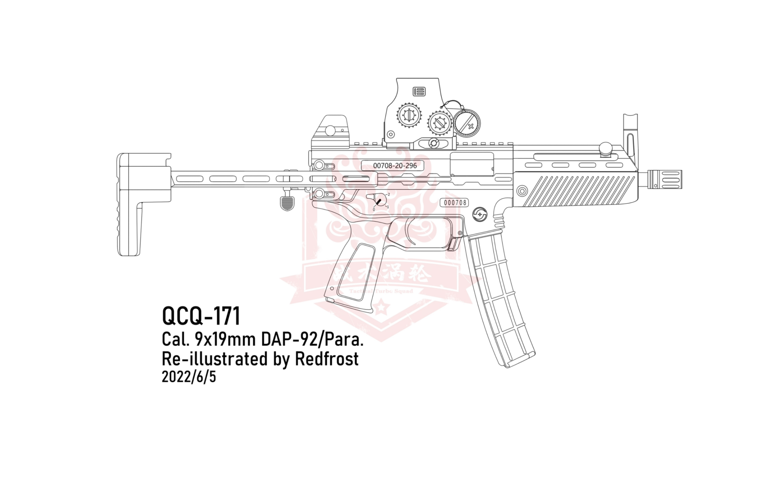 [图]【2022国产最新轻武器系列】QCQ-171冲锋枪