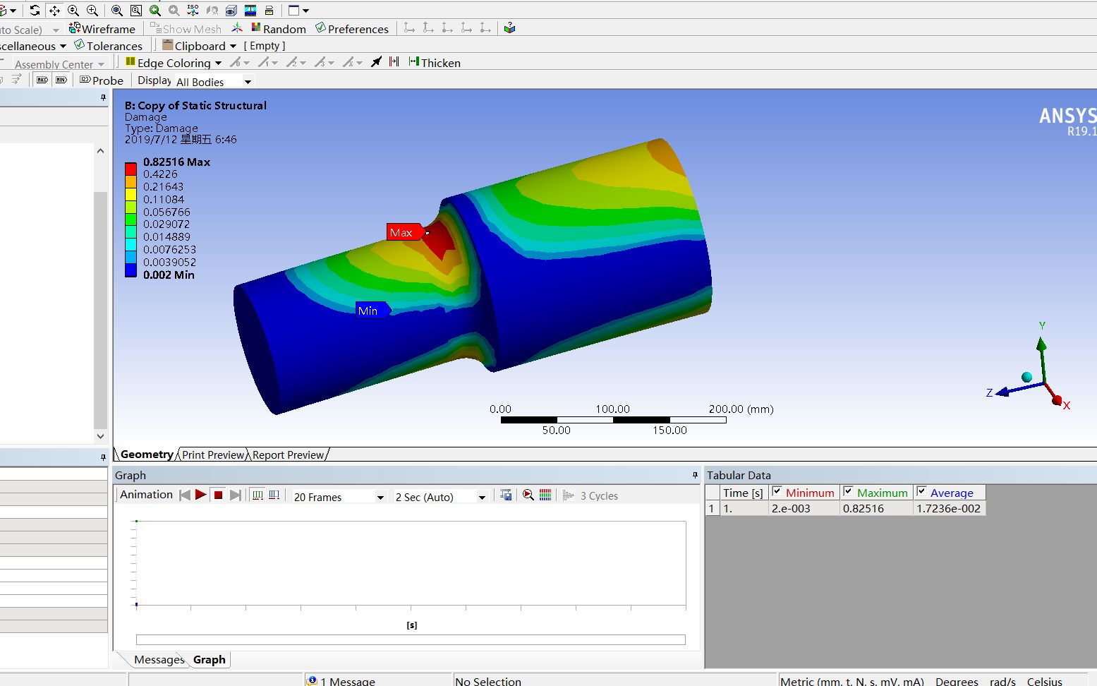 [图]ANSYS-WorkBench基础教程 火车车轴的静力分析（一维模型、三维模型、子模型、寿命与损伤评估）