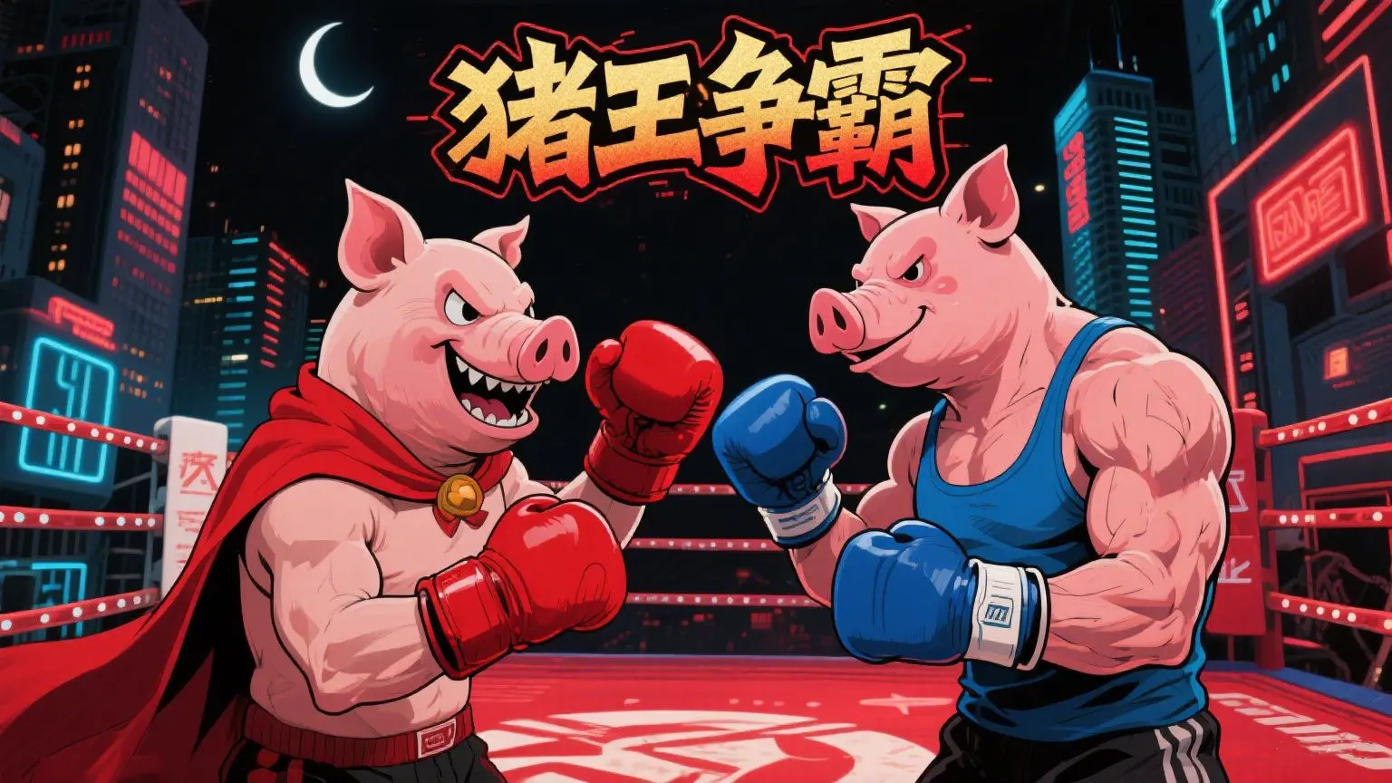 猪王争霸赛（猪头VS头猪：陈彦川VS谢彬）_哔哩哔哩_bilibili