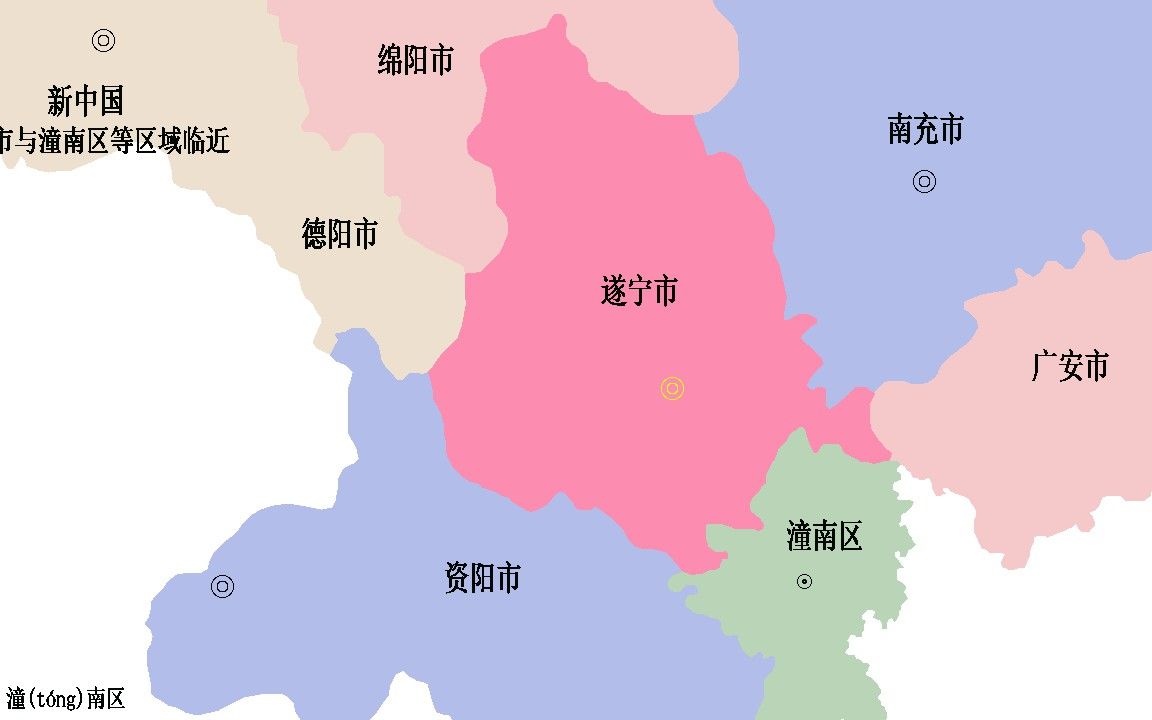 四川遂宁地图位置图片