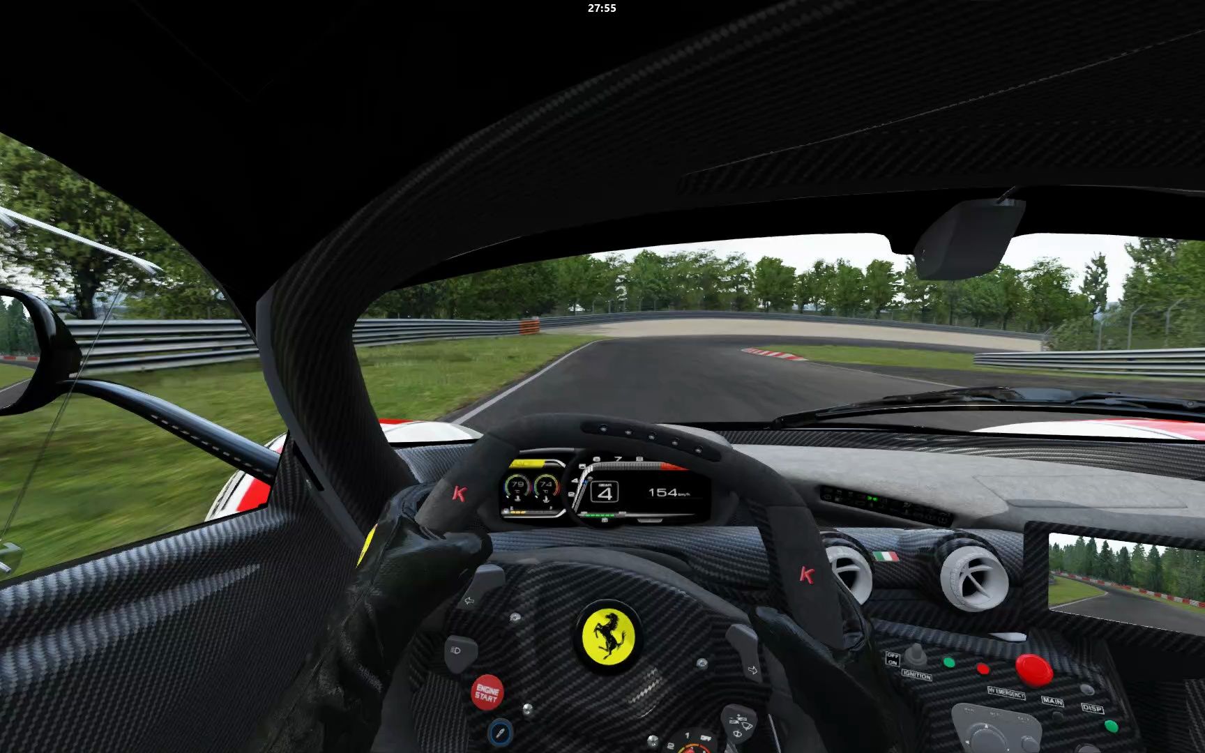 ac神力科莎ferrari fxx k第一视角[稳定性100% 牵引50% abs一半]