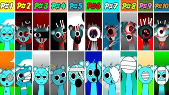 Incredibox Sprunki：全部1-10个原版的阶段VS新的健康版阶段