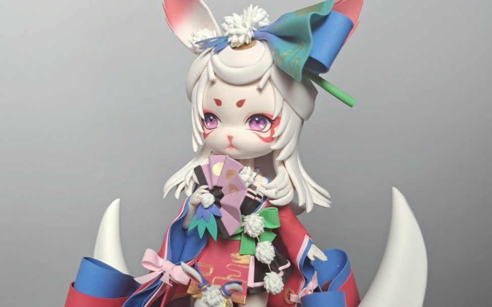 【超轻粘土】阴阳师·追月神·觉醒q版作品展示