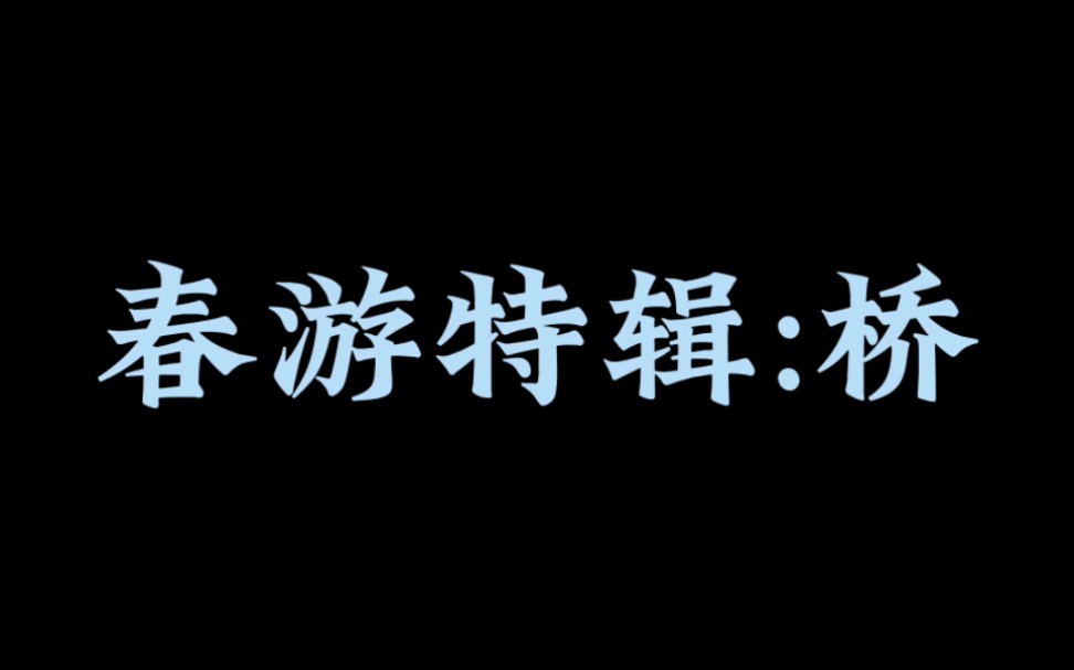 一个桥都能被我们玩成这样……横跨铁锁桥?哔哩哔哩bilibili