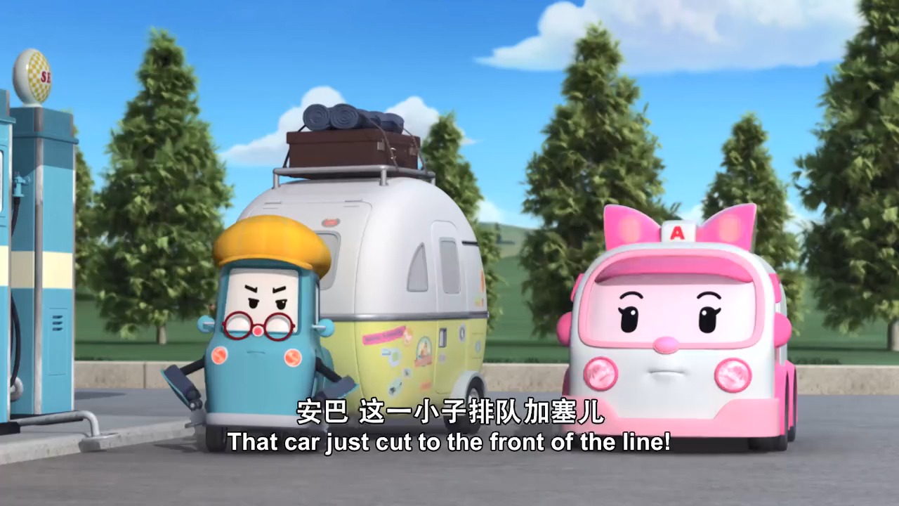 【儿童车车启蒙动画】变形警车珀利1-2季英文版(双语字幕)