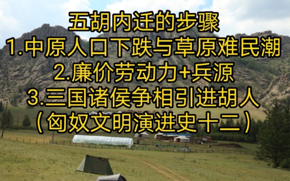 五胡内迁启示录,三国诸侯贪图廉价劳动力兵源,放任草原难民入塞哔哩哔哩bilibili