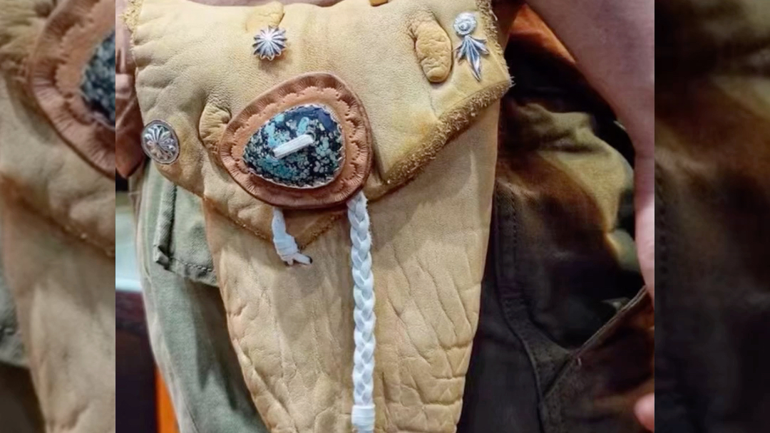 网红创意独特的牛蛋皮睾丸皮天然的收纳袋创意十足哦