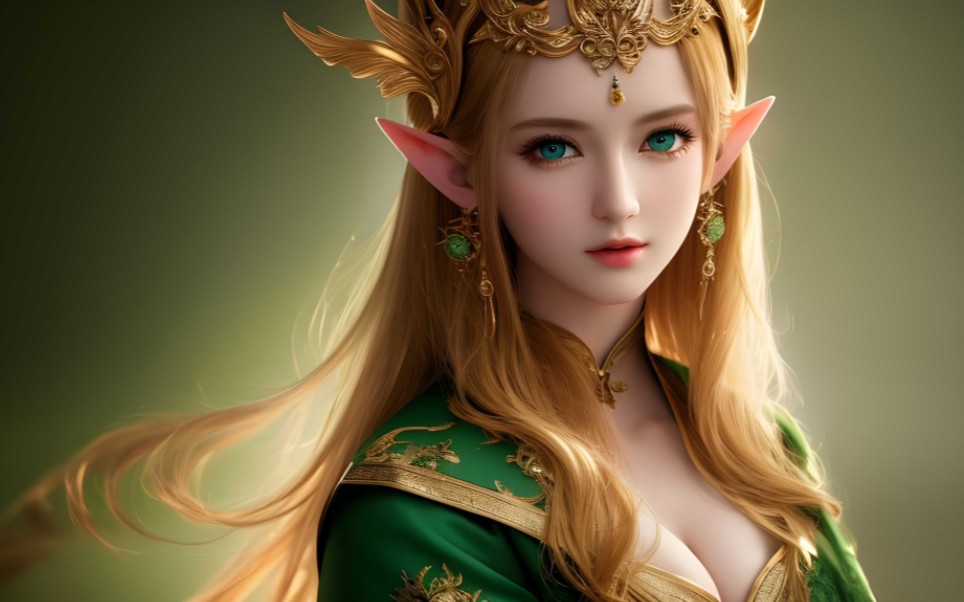 【ai绘画】精灵妹子